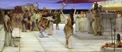 Consécration à Bacchus (Lawrence Alma-Tadema) - Muzeo.com