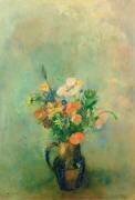 Coquelicots et Autres Fleurs dans un Vase (Odilon Redon) - Muzeo.com