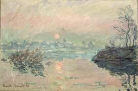 Coucher de soleil (Claude Monet) - Muzeo.com