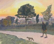 Coucher de soleil (Spencer Frederick Gore) - Muzeo.com