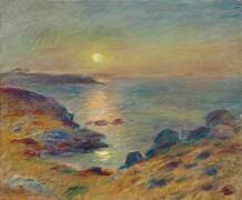 Coucher de soleil à Douarnenez (Auguste Renoir) - Muzeo.com