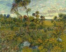 Coucher de soleil à Montmajour (Vincent van Gogh) - Muzeo.com