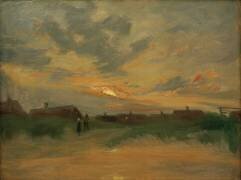 Coucher de soleil sur Skagens (Peder Severin Kröyer) - Muzeo.com