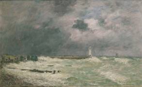 Coup de vent devant Frascati (Havre) (Eugène Boudin) - Muzeo.com