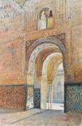 Cour de l'Alhambra de Grenade (René Binet) - Muzeo.com