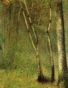 Dans la forêt de Pontaubert (Georges Seurat) - Muzeo.com
