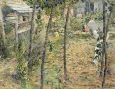Dans le jardin (Charles Angrand) - Muzeo.com