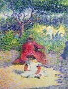 Dans le jardin (Henri-Edmond Cross) - Muzeo.com