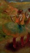 Danseuses portant des jupes vertes (Edgar Degas) - Muzeo.com