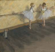 Danseurs s'exerçant à la barre (Edgar Degas) - Muzeo.com