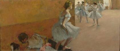 Danseuses montant un escalier (Edgar Degas) - Muzeo.com