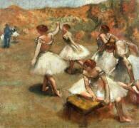 Danseuses sur la scène (Edgar Degas) - Muzeo.com
