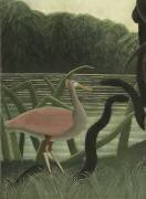 Détail de La charmeuse de serpents (Henri Rousseau) - Muzeo.com