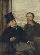 Degas et Evariste de Valernes (1817-1896), peintre et ami de l'artiste (Edgar Degas) - Muzeo.com