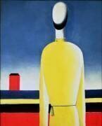 Demi-figure en chemise jaune (Kazimir Malevitch) - Muzeo.com