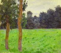 Deux Arbres dans la Prairie (Claude Monet) - Muzeo.com