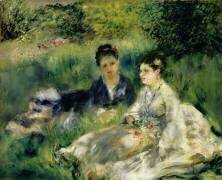 Deux femmes dans le parc (Auguste Renoir) - Muzeo.com