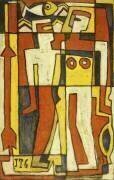 Deux figures (Joaquin Torres-Garcia) - Muzeo.com