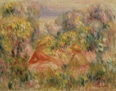 Deux figures dans un paysage (Auguste Renoir) - Muzeo.com