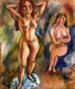 Deux nus : Un debout (Jules Pascin) - Muzeo.com