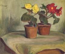 Deux pots de bégonias (Wladyslaw Slewinski) - Muzeo.com