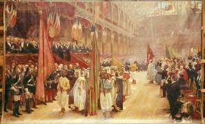 Distribution des récompenses aux exposants par le président Sadi-Carnot (Henri Gervex) - Muzeo.com