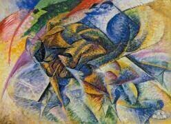 Dynamique d'un cycliste, 1913 (Umberto Boccioni) - Muzeo.com