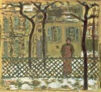 À la barrière (Pierre Bonnard) - Muzeo.com