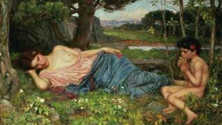 Écoutez mes doux sifflements (John William Waterhouse) - Muzeo.com