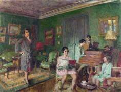 Edouard Vuillard, Madame André Wormser et ses enfants (Edouard Vuillard) - Muzeo.com