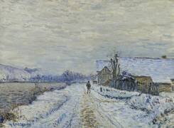Effet de Neige à Tournedos (Gustave Loiseau) - Muzeo.com