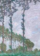 Effet de vent, série des peupliers (Claude Monet) - Muzeo.com