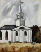 Eglise à Head Tide (Marsden Hartley) - Muzeo.com
