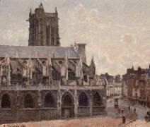 Eglise Saint-Jacques à Dieppe (Camille Pissarro) - Muzeo.com