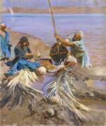 Égyptiens puisant de l'eau du Nil (John Singer Sargent) - Muzeo.com