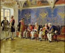 En attente d'un public (Vladimir Egorovic Makovsky) - Muzeo.com