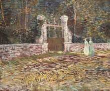Entrée du parc Voyer-d'Argenson à Asnières (Vincent van Gogh) - Muzeo.com