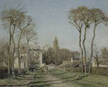 Entrée du village de Voisins (Camille Pissarro) - Muzeo.com