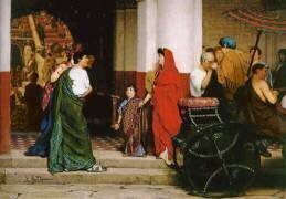 Entrée d'un théâtre romain (Lawrence Alma-Tadema) - Muzeo.com