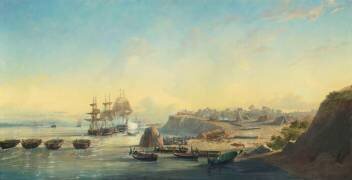 Episode de l'expédition franco-anglaise en Argentine en 1845 (François Pierre Bernard Barry) - Muzeo.com