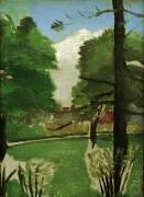 Esquisse, vue du parc Montsouris (Henri Rousseau) - Muzeo.com