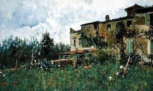 Été à Settignano (Telemaco Signorini) - Muzeo.com