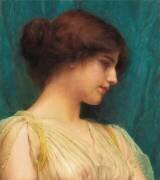Etude de la tête d'une jeune fille (John William Godward) - Muzeo.com