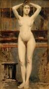 Étude de nu d'une jeune femme (Akseli Gallen-Kallela) - Muzeo.com