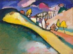 Étude pour le paysage (Wassily Kandinsky) - Muzeo.com