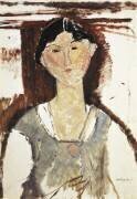 Étude pour le portrait de Beatrice Hastings par Amedeo Modigliani (Amedeo Modigliani) - Muzeo.com