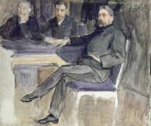 Étude pour un portrait de Stéphane Mallarmé (Jacques-Emile Blanche) - Muzeo.com