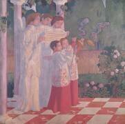 Exaltation de la Sainte Croix et glorification de la messe (Maurice Denis) - Muzeo.com