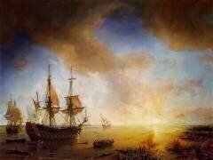 Expédition de Robert Cavelier de La Salle en Louisiane (Théodore Gudin) - Muzeo.com