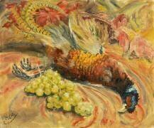 Faisan et raisins blancs (Louis Méry) - Muzeo.com